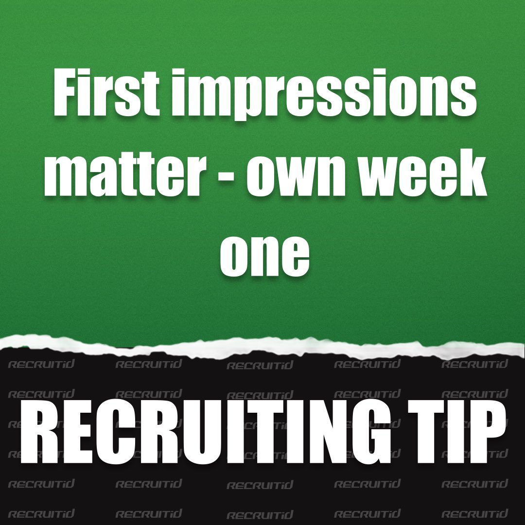 _RECRUITid's tweet photo. Week 1 is your chance to set the tone. 📸🎥 Coaches notice effort, energy, and execution right away—make your first impression one they’ll remember. 💪 #RecruitingTips #RECRUITid https://t.co/TnNlSpzjet