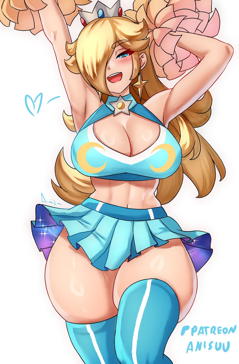 Cheerleader Rosalina 🌟💙 Would you support her team? #Rosalina #supermario