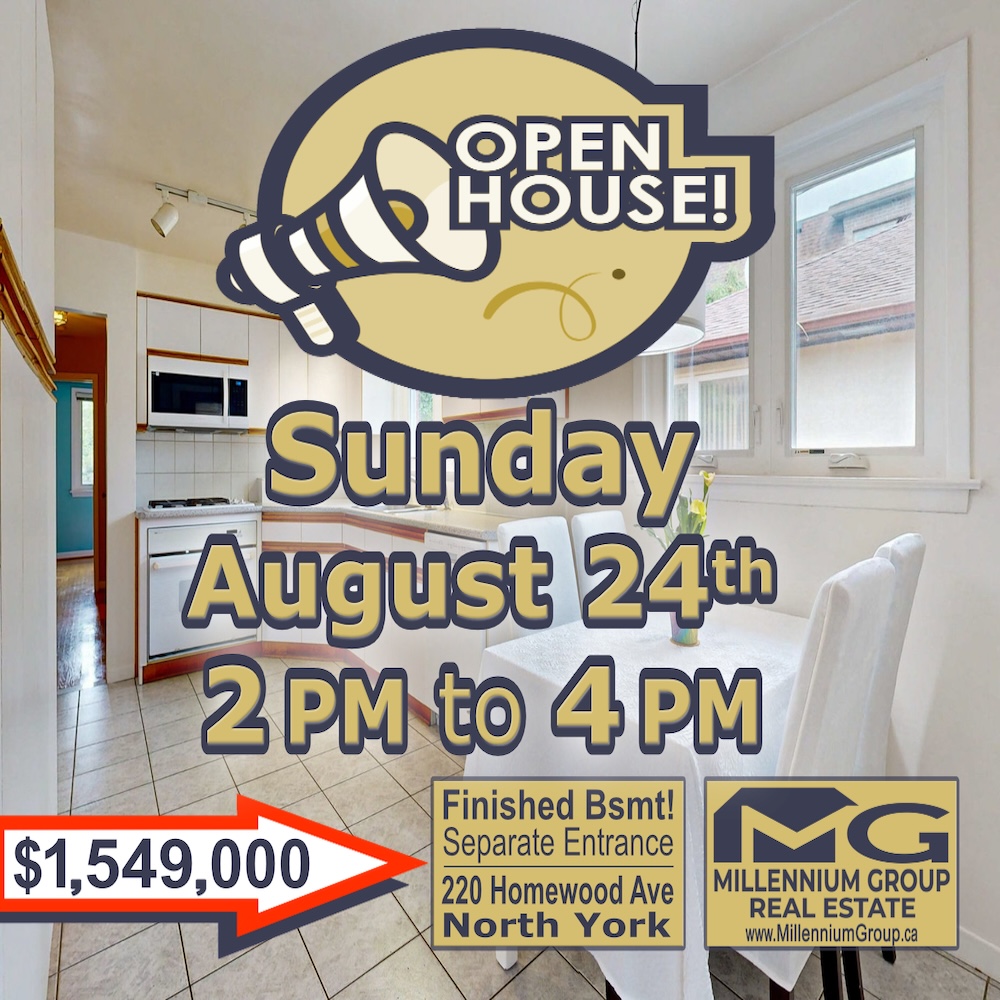 MGroupRealtors's tweet photo. See our 3-Bed, 2-Bath Bungalow w/ Finished Bsmt + Sep Entrance on HUGE 50 X 130 Lot great for 1st Time Buyer or Multi-Generational family or as investment steps to TTC, Ctr Pt Mall + amenities! It has newer roof/fence/deck/windows + sump pump prevents floods! See you at 2!
#MGRE https://t.co/yVv4gRPunp