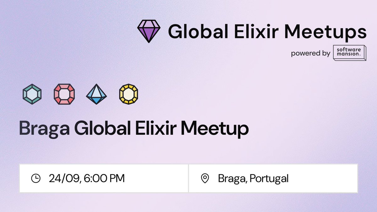 <a href="/marmelasoft/">Marmela</a> is organising another edition of #BBUG ⚗️ This time we are joining the <a href="/swmansion/">Software Mansion</a> initiative #GlobalElixirMeetups to bring together Elixir devs for a week full of talks, code and community 🙌

Joins us at <a href="/subvisual/">Subvisual</a> offices for another great edition 🔥