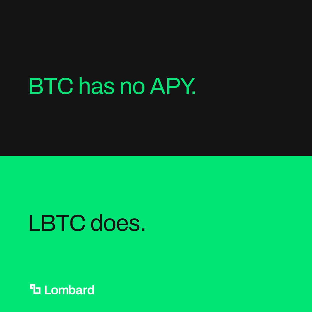 KingDanzo's tweet photo. Taking a look at the evolution of defi one can certainly see and understand the reason why @lombard_finance had to come into play.
@Lombard_finance is a Bitcoin-focused DeFi project and it's aim is to unlock Bitcoin's potential as a dynamic and productive financial asset by integrating it into decentralized finance (DeFi) and onchain ecosystems. This involves transforming Bitcoin from primarily a store of value into an active participant in onchain capital markets, enabling yield generation, liquidity, and cross-chain functionality for users, protocols, and platforms.
To expatiate further these are the mission goal of lombard 
Key aspects of Lombard finance mission include:
- Bridging Bitcoin to DeFi: Through products like LBTC (a secure, yield-bearing liquid staked Bitcoin token built on the Babylon protocol), which allows Bitcoin holders to stake their BTC, earn yields, and use it across DeFi protocols while maintaining liquidity and 1:1 backing. LBTC has achieved significant adoption, reaching $1B in total value locked (TVL) in 92 days and onboarding $2B in net-new liquidity to 12 blockchains.

- Institutional Security and Tools: Secured by a consortium of 14 trusted digital asset institutions via the Lombard Ledger (a leading Bitcoin bridge), emphasizing security-first primitives for institutional-grade products like tokenized options and basis trade vaults. 

- Community and Protocol Expansion: Distributing their native token $BARD through community sales and integrations This is where @buidlpad plays a vital role in ensuring that the right community members are given a fair chance to partake in lombard governance  and to foster broader participation in the onchain Bitcoin economy.

Overall, Lombard aims to power an onchain Bitcoin revolution by connecting it to DeFi opportunities, with a focus on trust-minimized, mathematically guaranteed finance.

Lastly BTC has no APY but LBTC does ⚡️⚡️⚡️