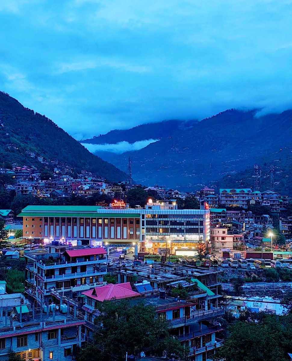 Evening view in Kullu, Himachal Pradesh