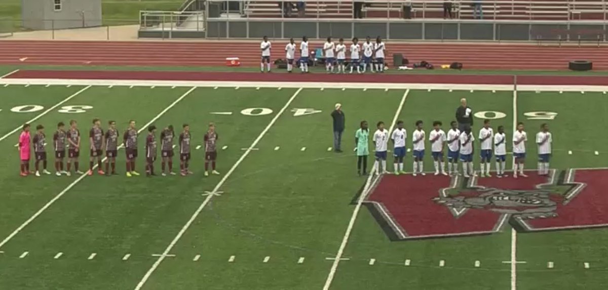 Two games, two wins, what a great start to the season and another come from behind team effort! Congratulations! The game together with the Hudl Assist stats is now posted on Hudl. Looking sharp, Trinity Trojans, Marine Corps sharp, during the National Anthem!