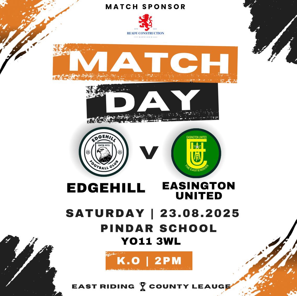 Edgehill_FC's tweet photo. Tomorrow…@EasingtonUtd in the @ERCountyLeague https://t.co/yoNlU4Pxt2