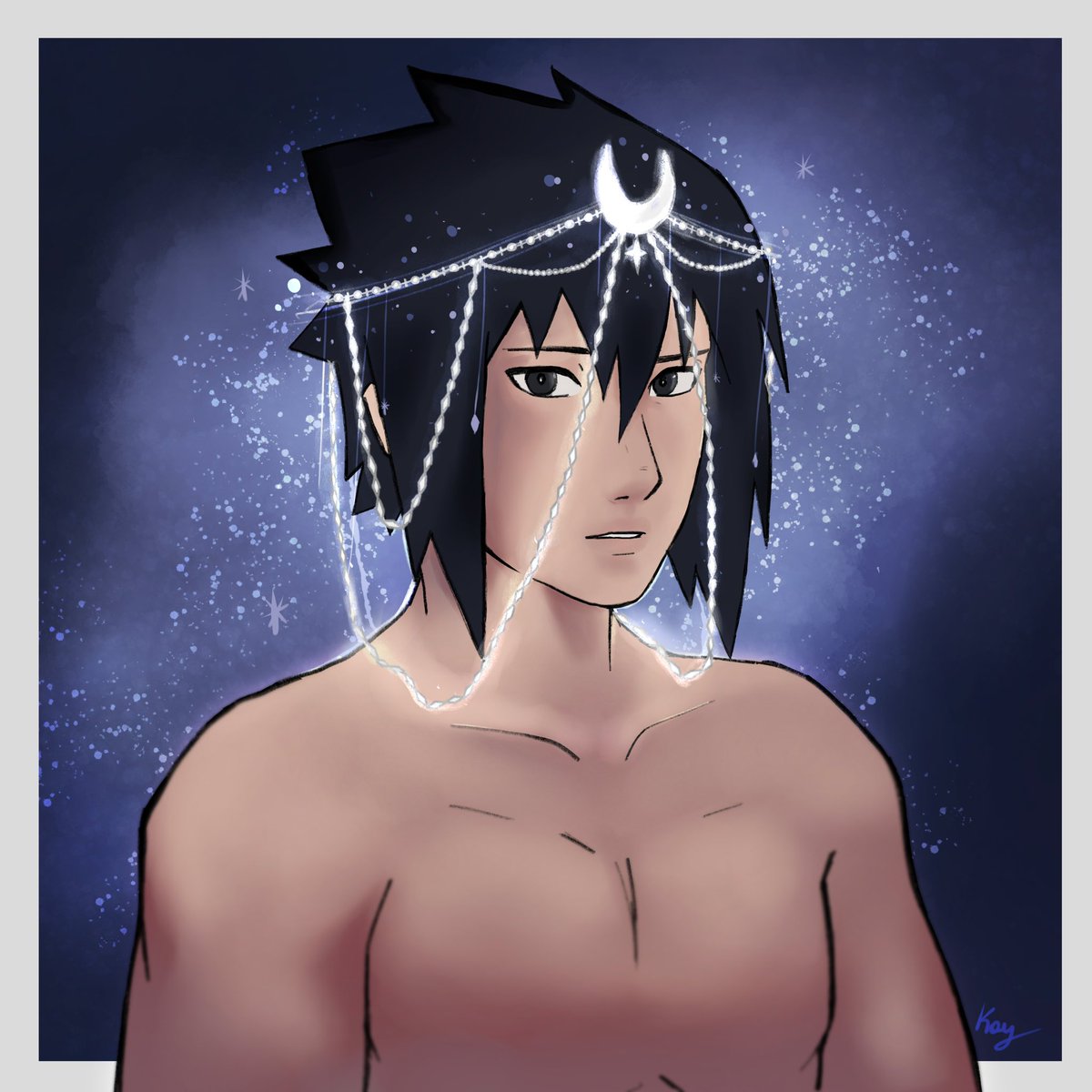 Sasuke moon 🌙 

#Sasuke #fanart