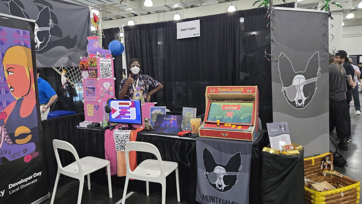 wolfbyte_games's tweet photo. and we're up and running at PlayNYC! Come visit us at
📍Hall 1B, Table 221 with
MUNITY GAMES AND SKATE &amp; DATE!! https://t.co/PzD3BXYaXq