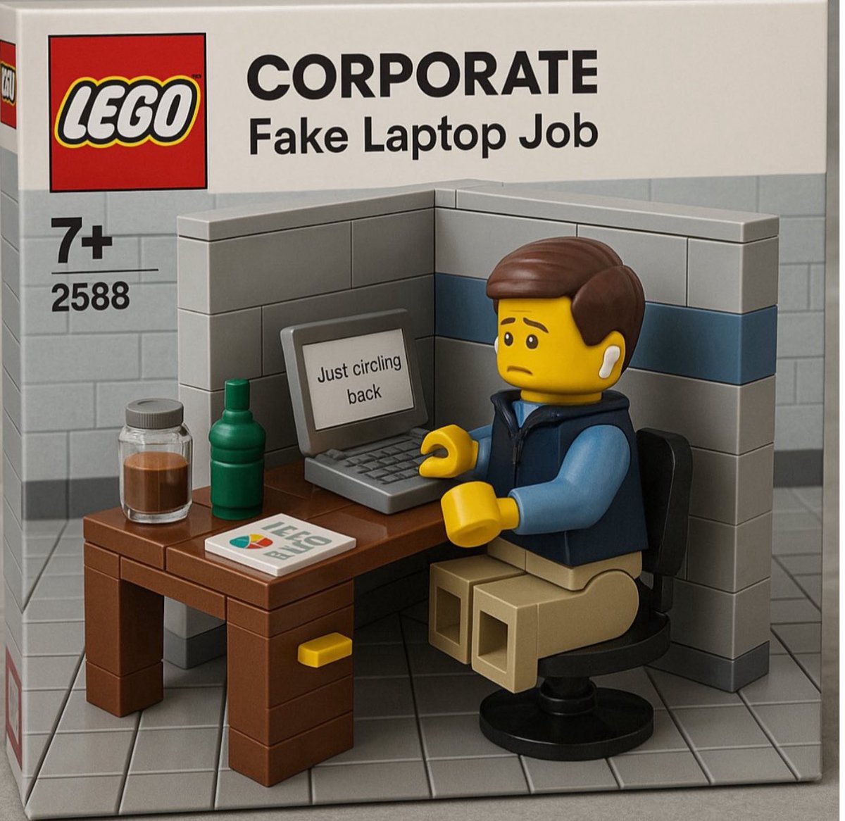TrungTPhan's tweet photo. wow, LEGO’s new corproate-themed build sets are hyper-realistic https://t.co/Jof7nLbvQD