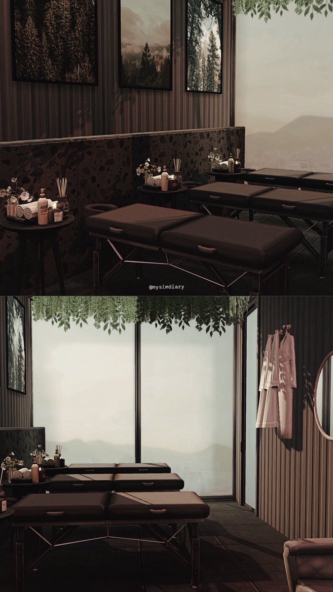 Perfect spot at my gym! my sims love it here✨