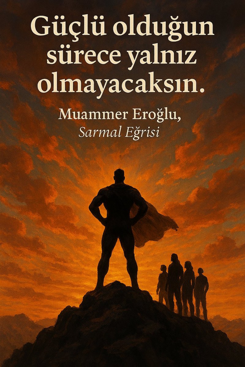 "Güçlü olduğun sürece yalnız olmayacaksın." - Muammer Eroğlu, Sarmal Eğrisi