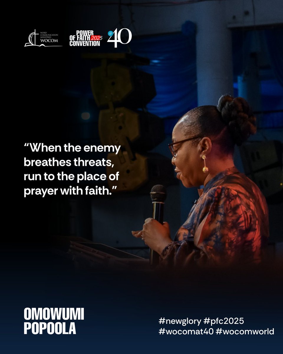 wocomworld's tweet photo. #NewGlory #PFC2025 #PowerOfFaithConvention2025 #WocomWorld #WOCOMat40 https://t.co/POL2ZFRTDi