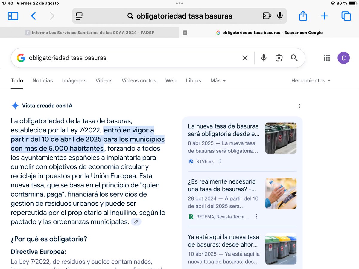 Carlos Fernández (@carlosf66089689) on Twitter photo <a href="/Rita_Maestre/">Rita Maestre 🌾</a> Hay que tener caradura, la tasa de basuras ha sido impuesta a todos los Ayuntamientos de España por una Ley aprobada por el Gobierno del que formáis parte y sus socios😱 <a href="/Rita_Maestre/">Rita Maestre 🌾</a> Hay que tener caradura, la tasa de basuras ha sido impuesta a todos los Ayuntamientos de España por una Ley aprobada por el Gobierno del que formáis parte y sus socios😱