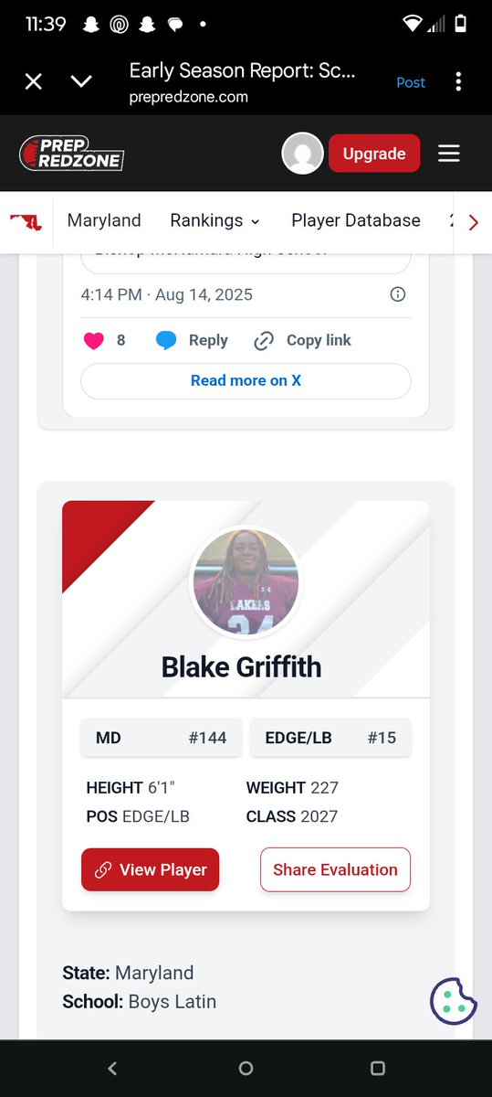 Blake Griffith tweet media