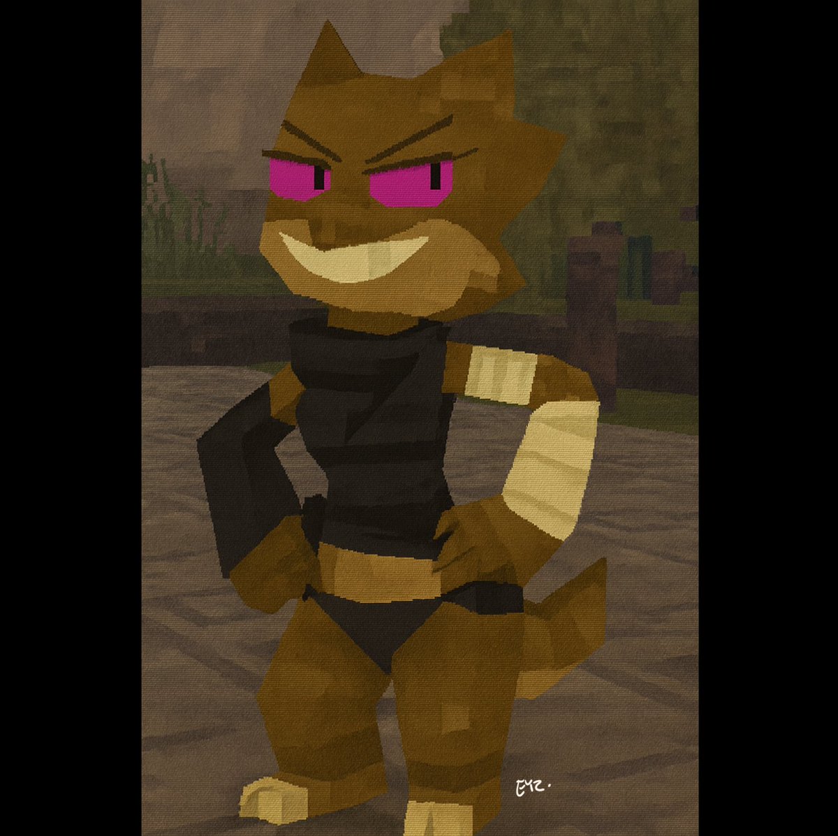 Eyzmaster's tweet photo. The sneakiest polygons in the dungeon—Trixi’s here to loot your save file.
Thanks for sneaking by, Trixi appreciates your polygons.
#Eyz #EyzComix #RetroSpecial #Trixi #KoboldThief #LowPolyArt #PS1Style #IndieComix https://t.co/daYsh9rhBL