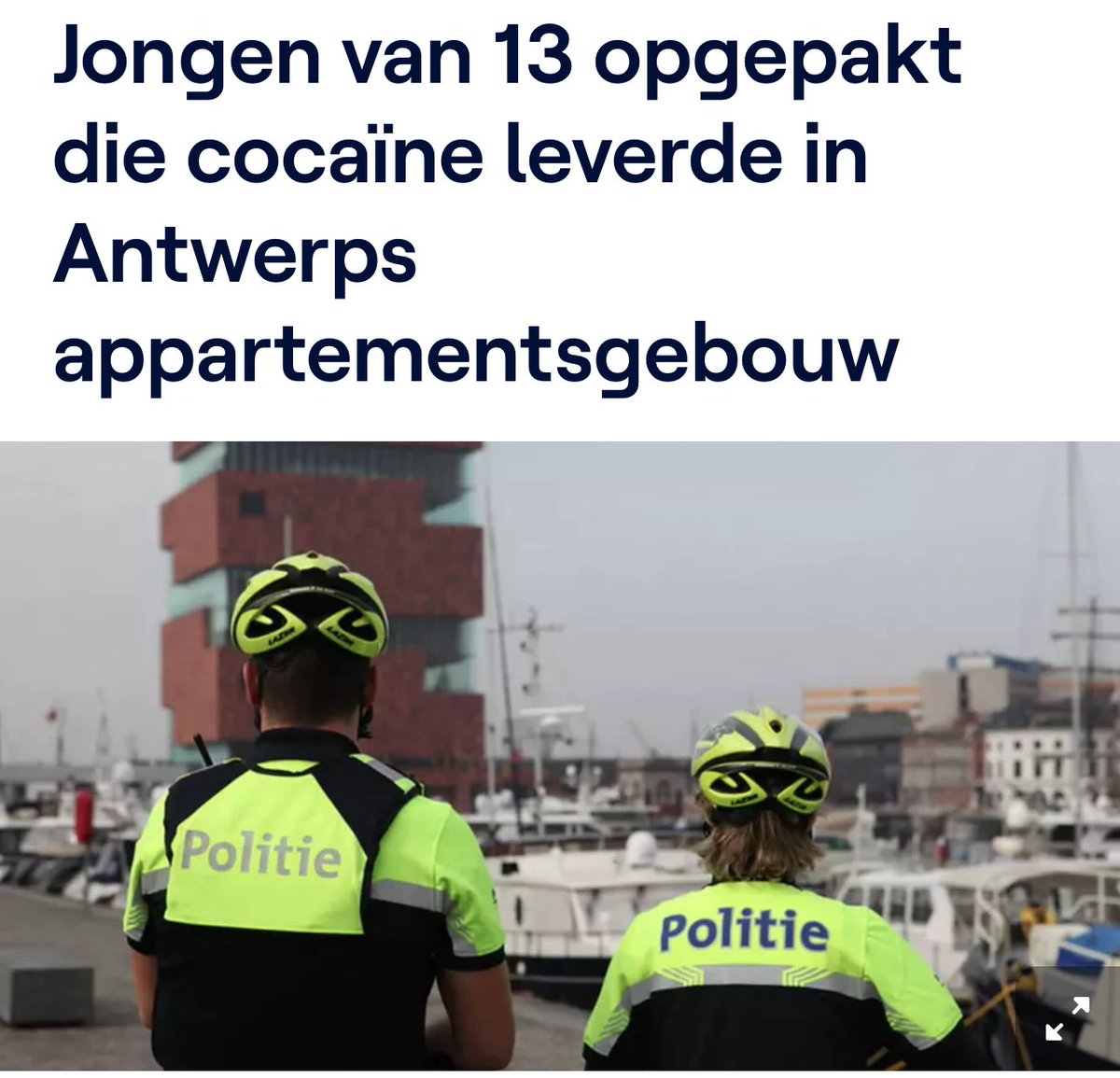 Enkele maanden geleden weigerde de NVA nog een Vlaams Belang motie goed te keuren om de complete straffeloosheid van minderjarige criminelen aan te pakken.
Dit op vraag van de jeugdrechters zelf trouwens.
Stoer tweeten, maar in de praktijk 0,0.