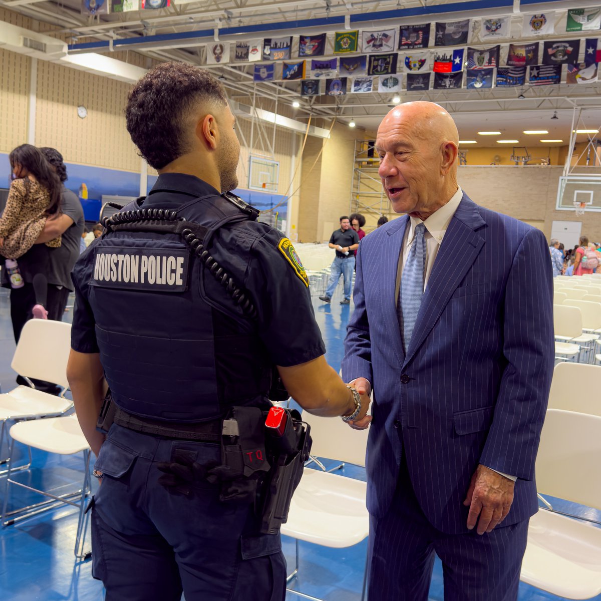 Congratulations to HPD Cadet Class 270! 

Yesterday, Mayor Whitmire welcomed 33 new cadets into the <a href="/houstonpolice/">Houston Police</a>. He commends them for their dedication and hard work throughout the academy and thanked them for choosing a career of service to the people of Houston.