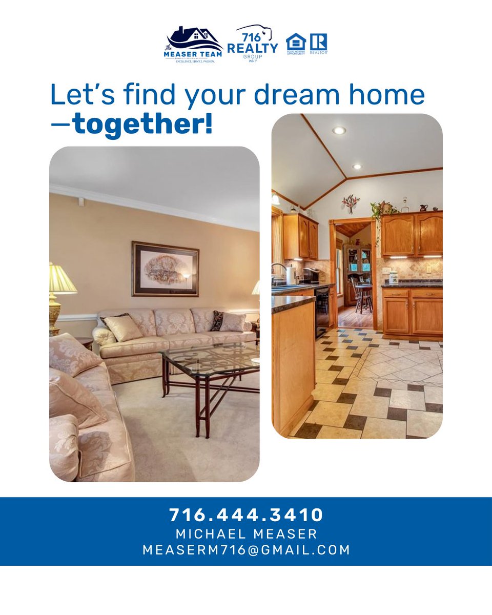 MikeMeaser716's tweet photo. Your perfect home is out there — and I’m ready to help you find it 💙🏡
From first showings to closing day, let’s make the journey together!
#716RealtyGroupWNY #BuffaloRealEstate #BuffaloBrokerage #RealEstate #BuffaloNY https://t.co/WBc1CjFmJb