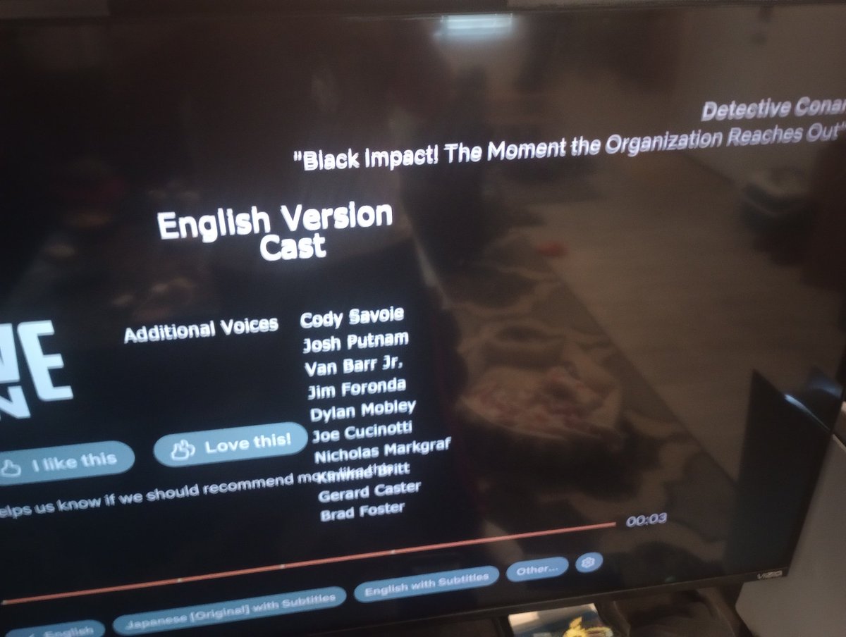 One truth prevails! A new batch of All-New English dub episodes of #DetectiveConan are now available on <a href="/netflix/">Netflix</a> and <a href="/Crunchyroll/">Crunchyroll</a> from <a href="/tmsanime/">TMS Entertainment USA Inc.</a>.
Shout-out to <a href="/littleramyun/">Michelle Rojas 🔜 Youmacon</a> and <a href="/StudioNanoCo/">Studio Nano</a> for having me along!

You can hear me as Mummy, and the TV director!