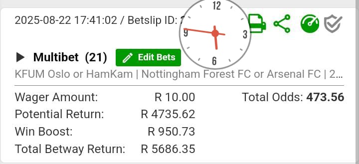 ShanePietersen1's tweet photo. Jump in guys this is well researched,first match is 19:00💣💥🤑🫰💸💰
I just placed a bet with Betway. Tap here to copy my bet or search for this booking code in the Multi Bet betslip BWC434FD1 https://t.co/MBO7FI7ynV https://t.co/xtyDoW88YR
