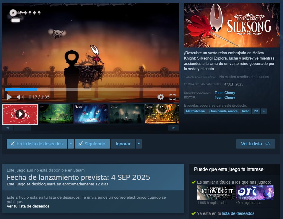 Esta vez no hay más atrasos. En Steam ya pone que sale el día 4 de septiembre.