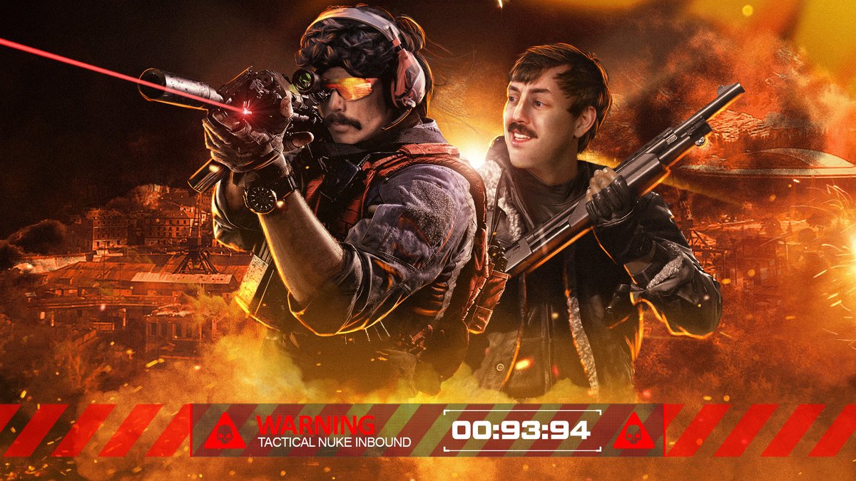DrDisrespect's tweet photo. 🔴LIVE in 30 minutes

The Nuke Returns?

Bobby and the Two-Time Back-to-Back 1993, 1994 Blockbuster Video Game Champion, (that's me if you're wondering), aim for 5 wins in a row and set off the...

...BOOM!

Yayayyaya yayay yayaya

https://t.co/iBJnFgZqZi
https://t.co/yaniIrW0h4 https://t.co/9ZwbbYbazE