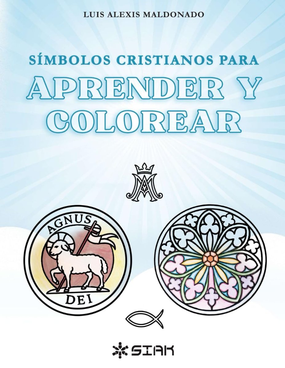 #Símbolos #cristianos para #aprender y #colorear. amzn.eu/d/95j43O2