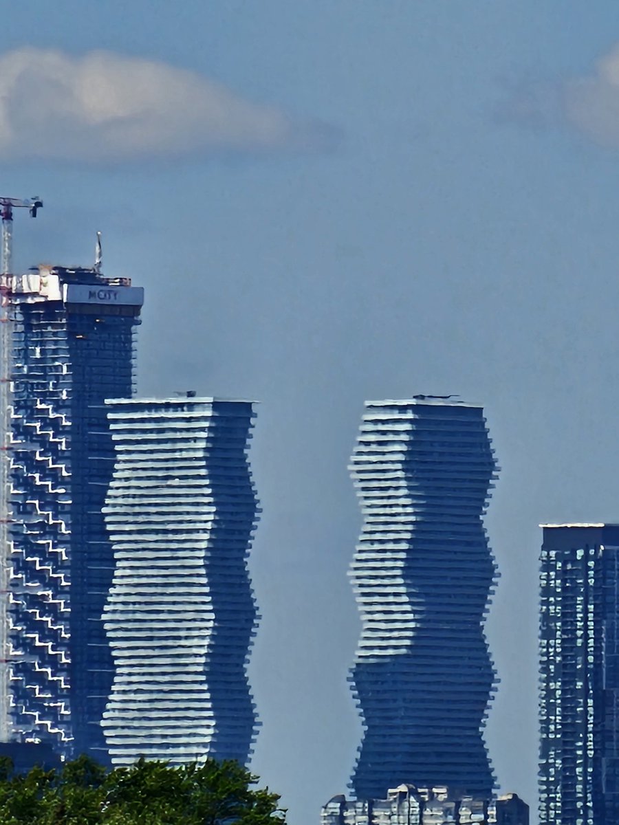 Mississauga hi rise buildings, from my job site.
