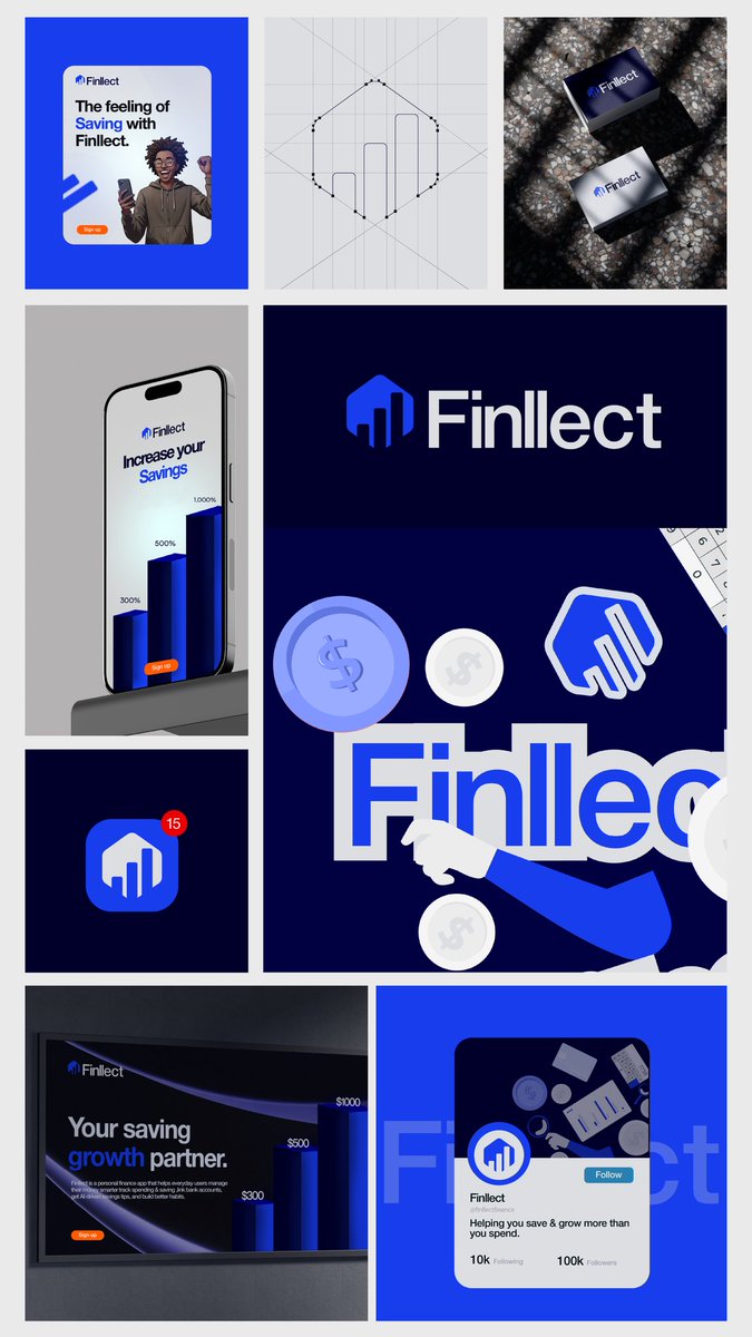 Umansky seun | Logo and brand identity designer (@umanskygraphics) on Twitter photo A bold brand identity for a fintech brand
What do you say about this piece of awesomeness 😉💙
Building a brand or company let make it stand out differently get the right attention from it audience.
Send a DM or email via umanskygraphics@gmail.com💙 A bold brand identity for a fintech brand
What do you say about this piece of awesomeness 😉💙
Building a brand or company let make it stand out differently get the right attention from it audience.
Send a DM or email via umanskygraphics@gmail.com💙