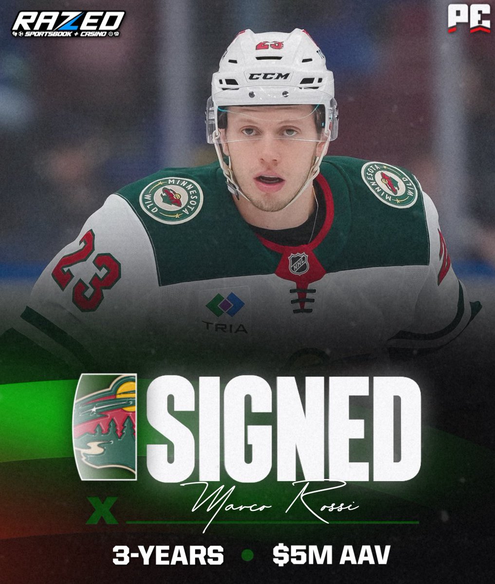 The Minnesota Wild finally come to an agreement with Marco Rossi!