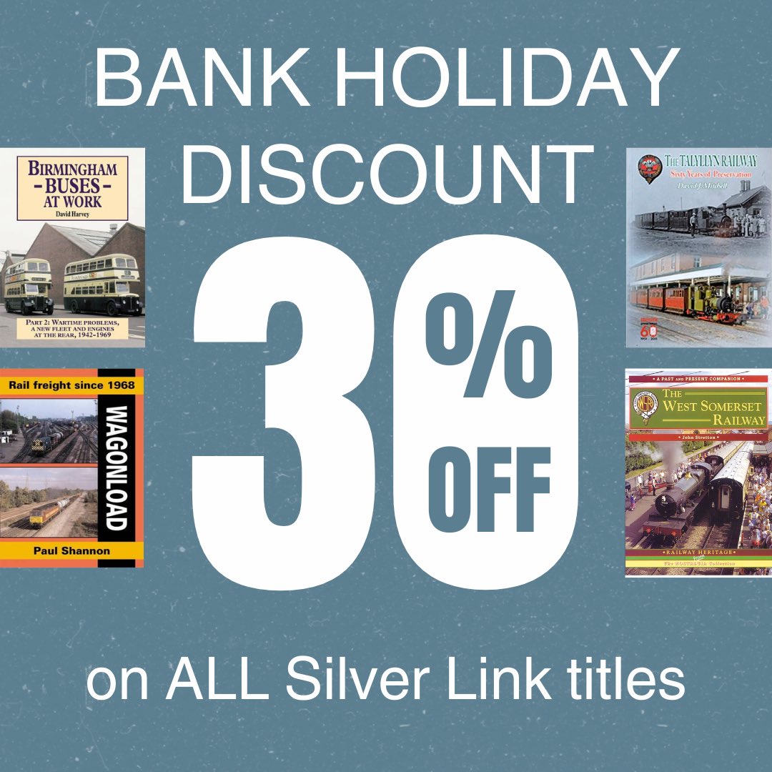 A little something for the weekend, just use the code SL30 at the checkout to claim your discount on the full range of Silver Link titles which are now up on our web site. crecy.co.uk/imprint/silver…