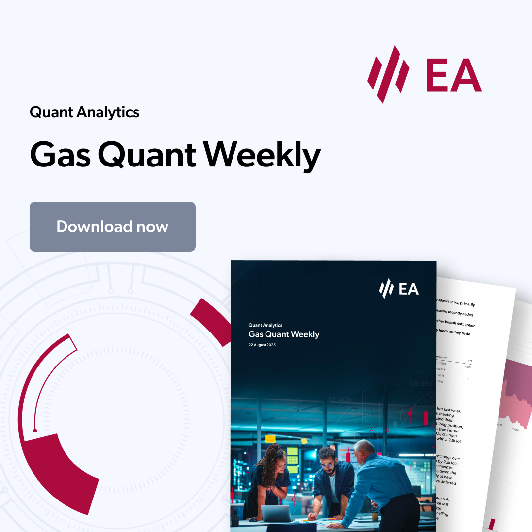 Quant takeover week is coming to an end, but not before the final Quant Gas Weekly. 

We hope you have found all the content insightful and have enjoyed learning about how our Quant Analytics service can provide you with data-driven insights that help you make more informed