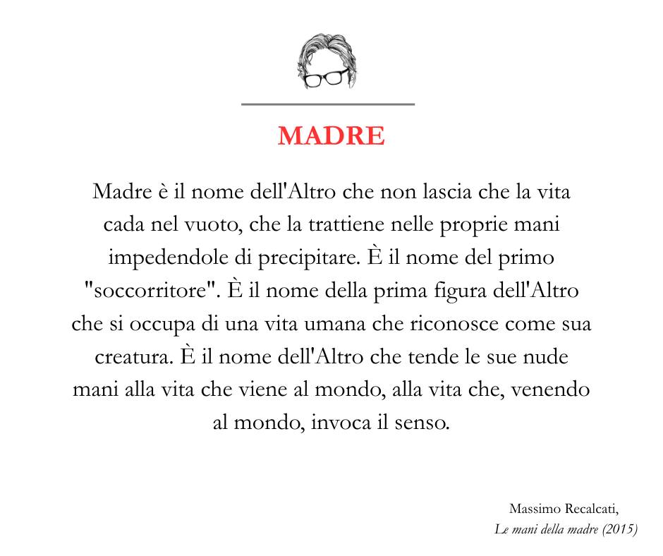 AlzogliOcchi's tweet image. #22agosto #MassimoRecalcati #madre #mamma