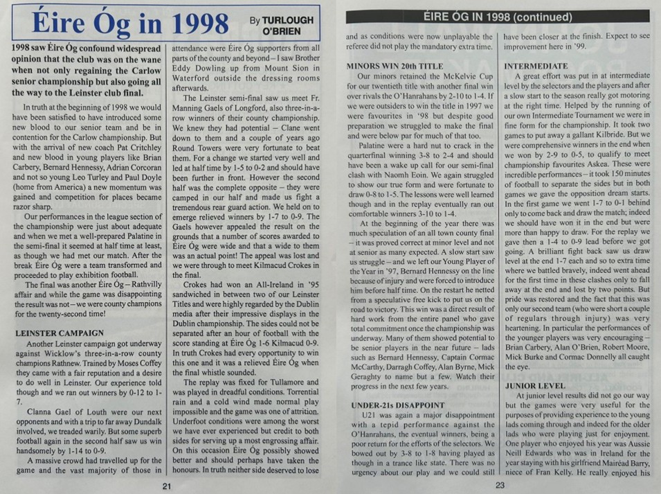 GAA Programmes tweet media