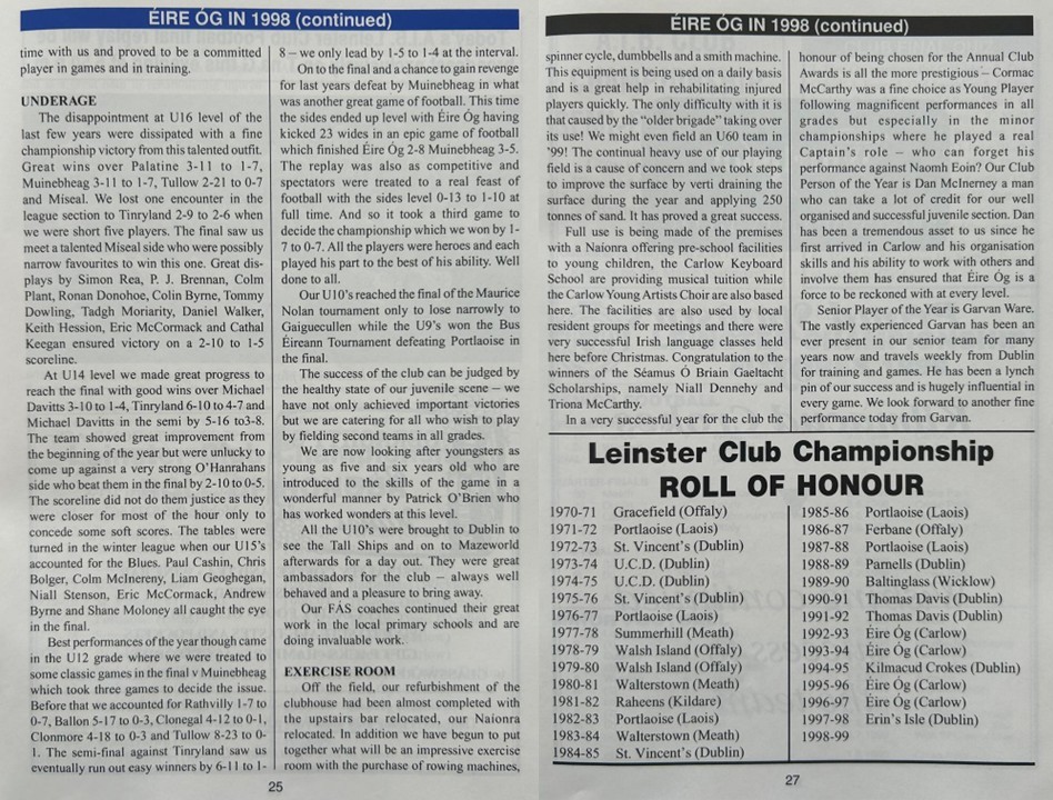 GAA Programmes tweet media