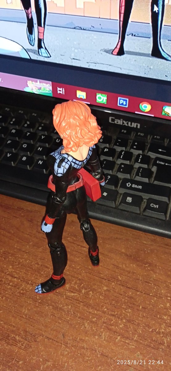 Tama_RoyArt's tweet photo. SpiderLing (Annie May Parcker) Done!
#figurecustom #Custom #SpiderMan https://t.co/sYx1I39U3x