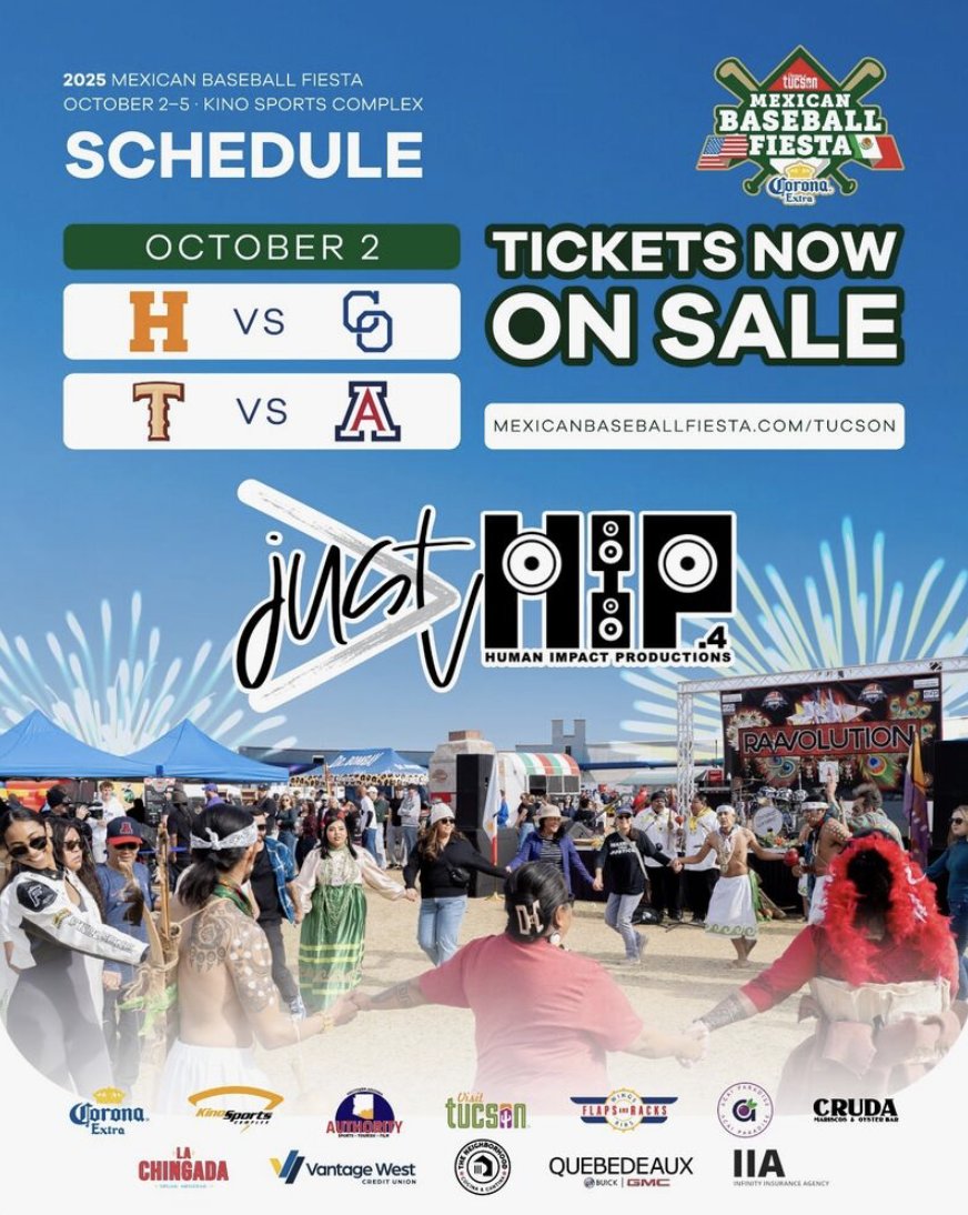 Ryan (@a_must_win) on Twitter photo This event will be incredible - if you're in #Arizona check it out...
#carona #universityofarizona #mexbaseball #baseball
<a href="/mexbaseball/">Mexican Baseball</a> <a href="/MexBaseballFsta/">Mexican Baseball Fiesta</a> <a href="/cityoftucson/">City of Tucson</a> <a href="/KVOA/">KVOA News 4 Tucson</a> This event will be incredible - if you're in #Arizona check it out...
#carona #universityofarizona #mexbaseball #baseball
<a href="/mexbaseball/">Mexican Baseball</a> <a href="/MexBaseballFsta/">Mexican Baseball Fiesta</a> <a href="/cityoftucson/">City of Tucson</a> <a href="/KVOA/">KVOA News 4 Tucson</a>