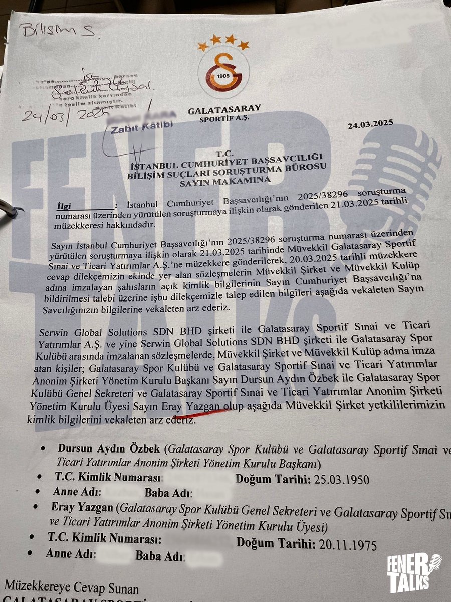 Çubuklu Sports (@sportscubuklu) on Twitter photo 🚨 ÖZEL HABER l
👏 "Yasa dışı bahis reklamında Dursun Özbek'in de imzası bulunmasına rağmen neden sadece Eray Yazgan yargılanıyor!"
(<a href="/fenertalks/">fenertalks</a>) 🚨 ÖZEL HABER l
👏 "Yasa dışı bahis reklamında Dursun Özbek'in de imzası bulunmasına rağmen neden sadece Eray Yazgan yargılanıyor!"
(<a href="/fenertalks/">fenertalks</a>)
