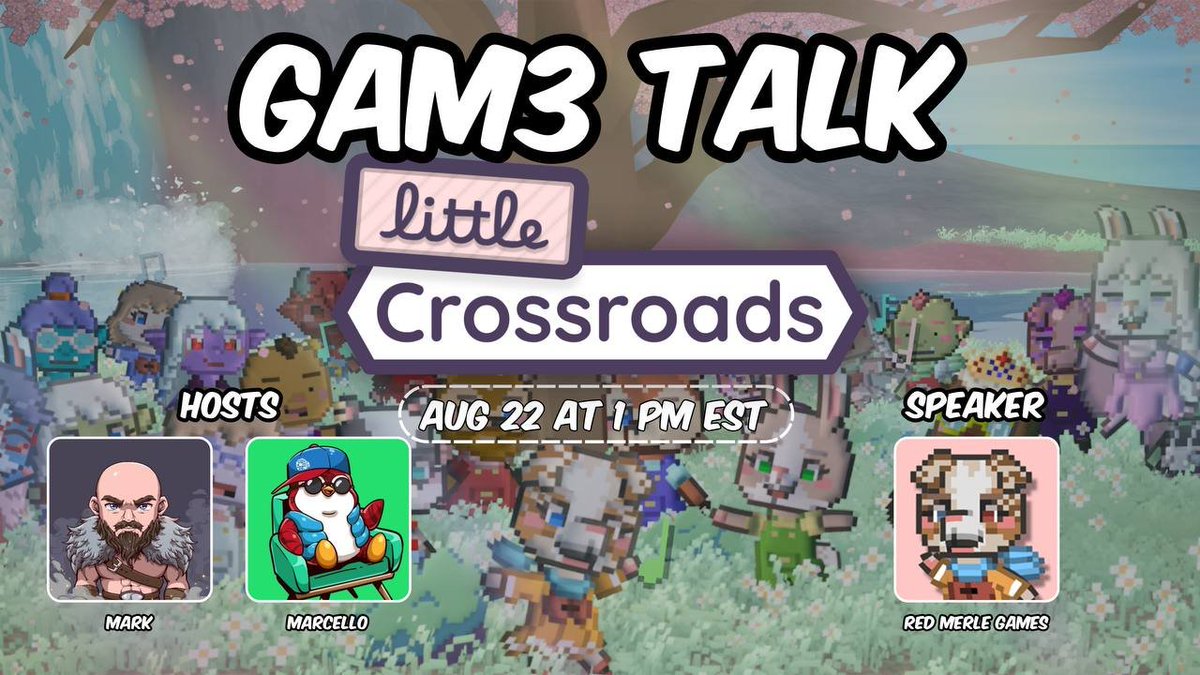 Join our hosts <a href="/KingSnooch_ttv/">KingSnooch</a> and @Marcell0x1 with the team behind <a href="/lil_crossroads/">Little Crossroads 🌸 Wishlist Now! 🥰</a>. 

A cozy multiplayer life sim where you build a home, explore peaceful biomes, and develop skills like fishing, mining, and bug catching… solo or with friends.

🗓️ Friday, August 22nd at 1pm EST