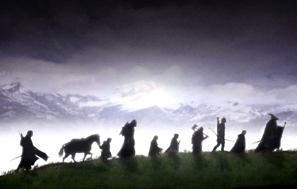 TolkienSociety's tweet image. On 22 August, T.A. 3019: The Fellowship of the Ring reaches Isengard where King Elessar grants Isengard to the Ents. Aragorn, Legolas and Gimli bid farewell to Gandalf and the four Hobbits.

The Fellowship of the Ring is at an end, but the bonds between them never end.