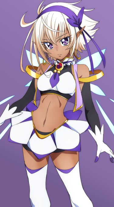 褐色エルフオリキュア(アップ用) 