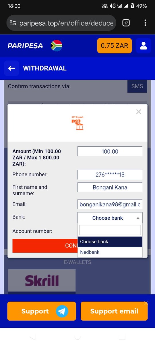fashinho's tweet photo. Still can't access other bank options,what's going on?  @lucaskagiso how's it to you? https://t.co/XxijYMdgsr