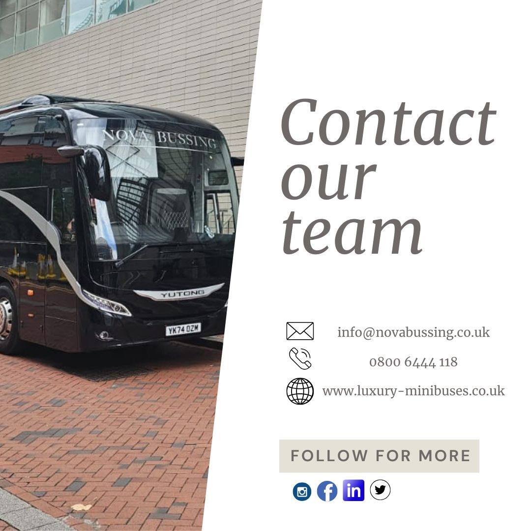 NovaBussing's tweet image. It’s Monday – New Week, A New Journey Awaits! 
Special event, corporate trip, wedding, or luxury getaway?
Start your week in style by booking a luxury vehicle with us.
info@novabussing.co.uk
0800 6444 118
novabussing.co.uk
#LuxuryTravel #EventTransport #CorporateTravel