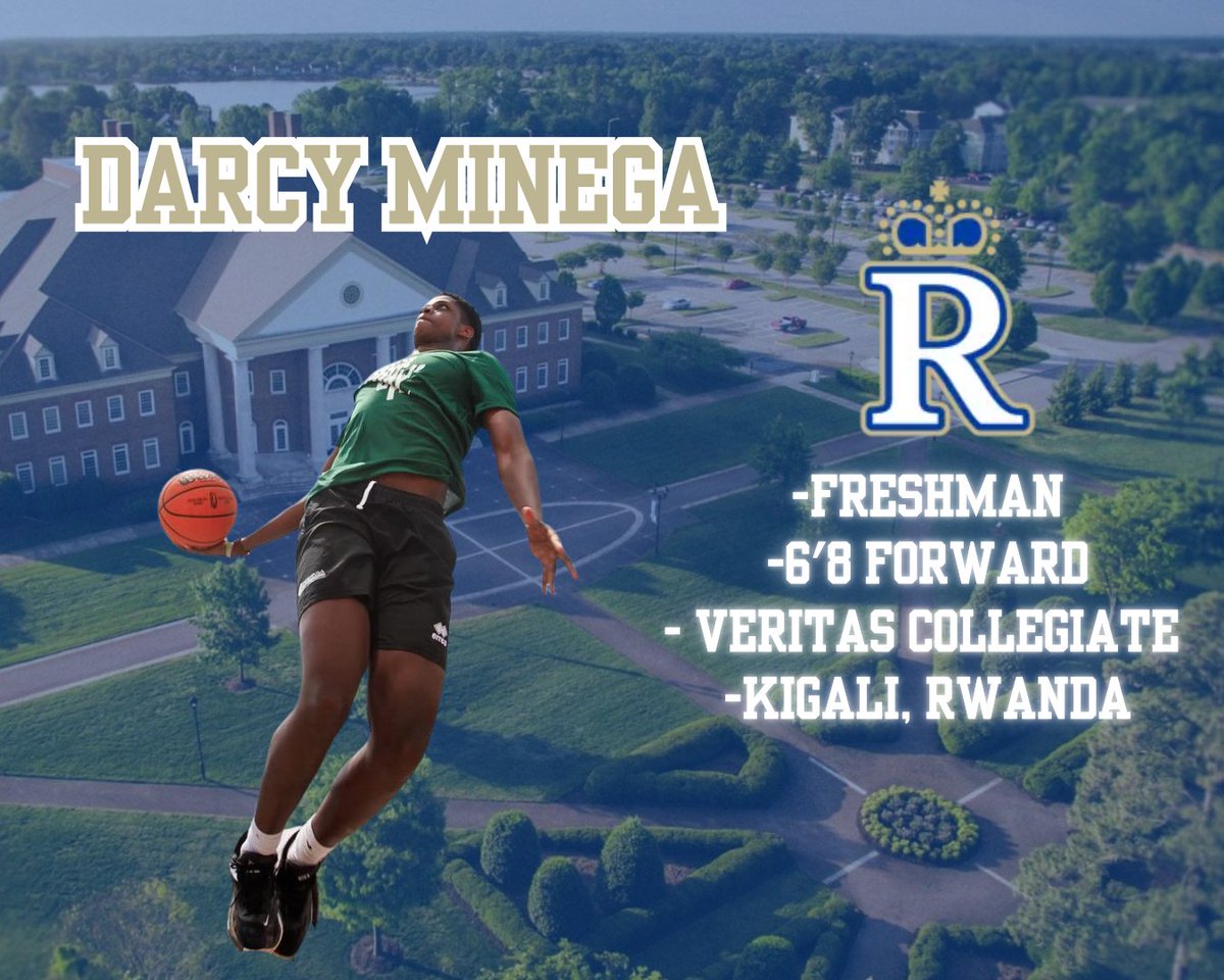 Regent Men's Basketball is excited to welcome Darcy Minega to campus. Darcy is an international student from Rwanda that touts a 6'8" frame and a versatile skillset.