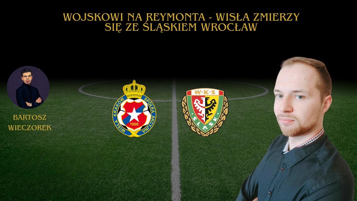 Jedziemy z kolejnym podcastem. 
Razem z <a href="/Bart_Wieczorek/">Bartosz Wieczorek</a> zapraszamy na zapowiedź meczu <a href="/WislaKrakowSA/">Wisła Kraków</a> - <a href="/SlaskWroclawPl/">Śląsk Wrocław</a> 
Rozmowa została nagrana wczoraj, ale uprzedzamy, że jest jedna zmiana - Przemysław Banaszak na pewno nie zagra z Wisłą. Został zawieszony na dwa spotkania 
Link