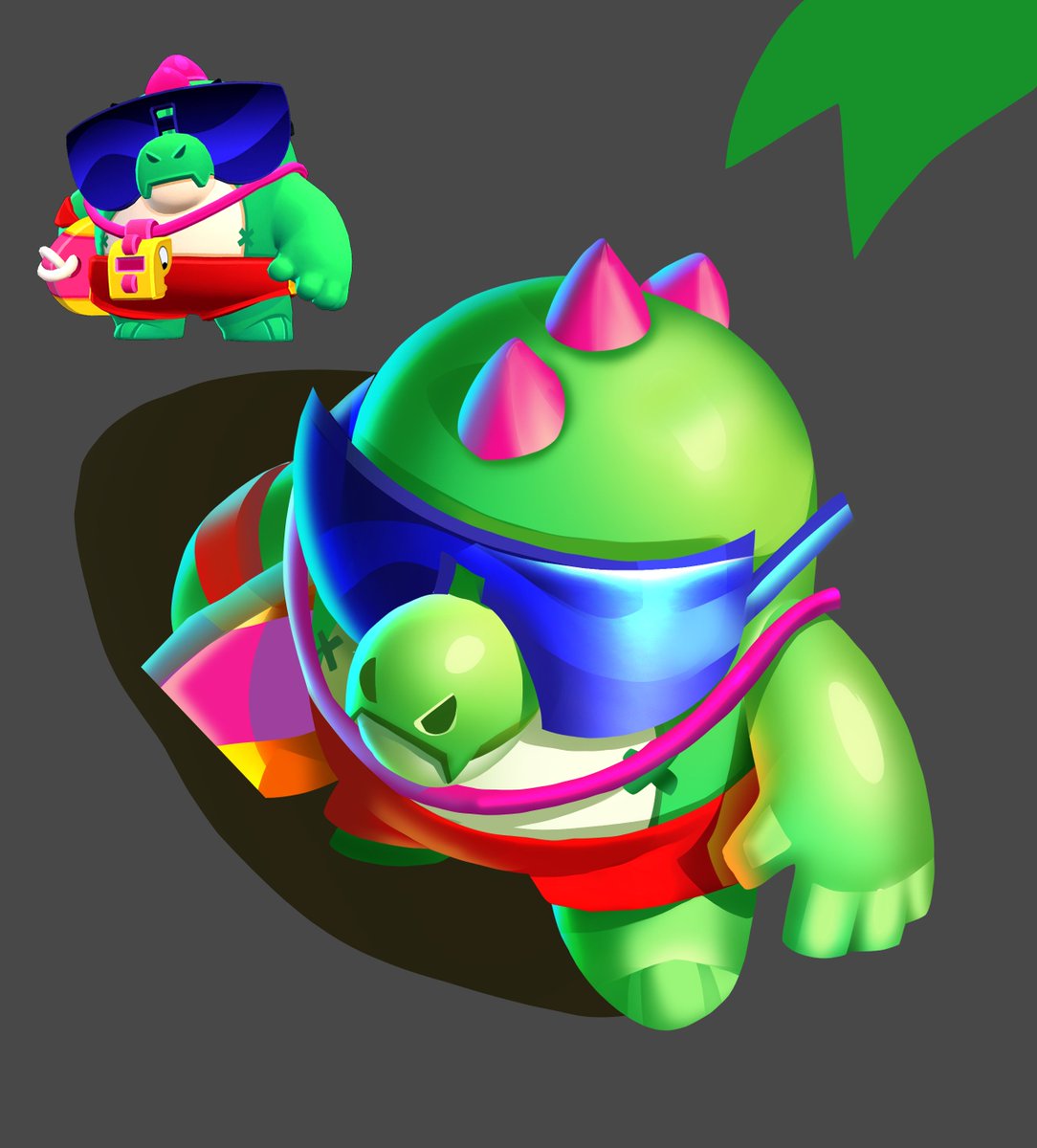 Another quick sketh for practice
#BrawlStars