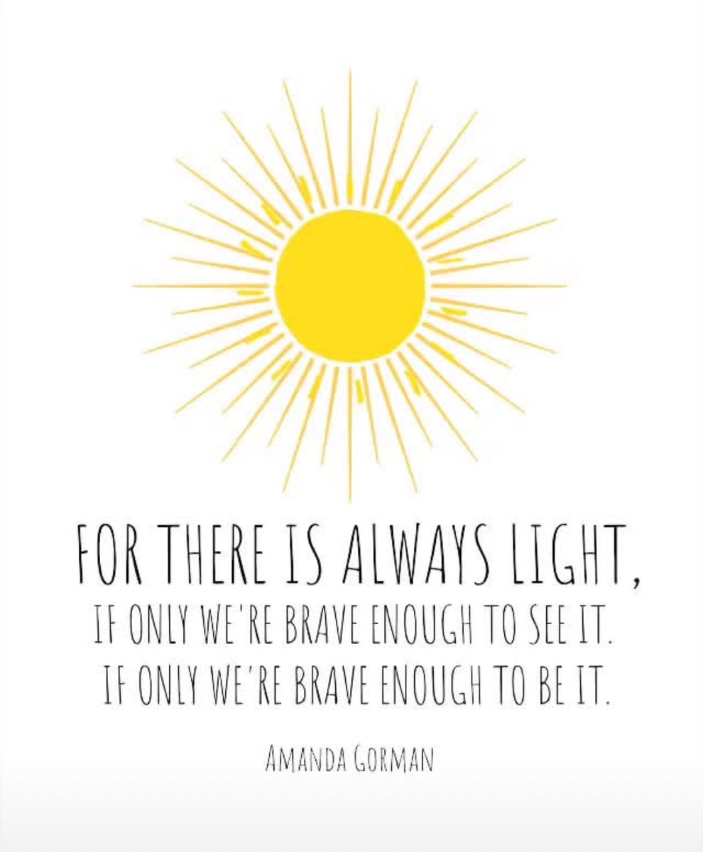 “There is always light. If only we're brave enough to see it. If only we're brave enough to be it.” - Amanda Gorman 💛☀️✨ #EmpathicLeadership #IstyleMagic