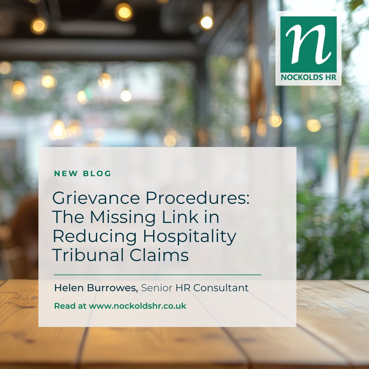The hospitality sector is facing 12% more tribunal claims than other industries, with harassment being the most common issue. Discover how employers can protect their people and their business in our latest blog: nockolds.co.uk/grievance-proc…