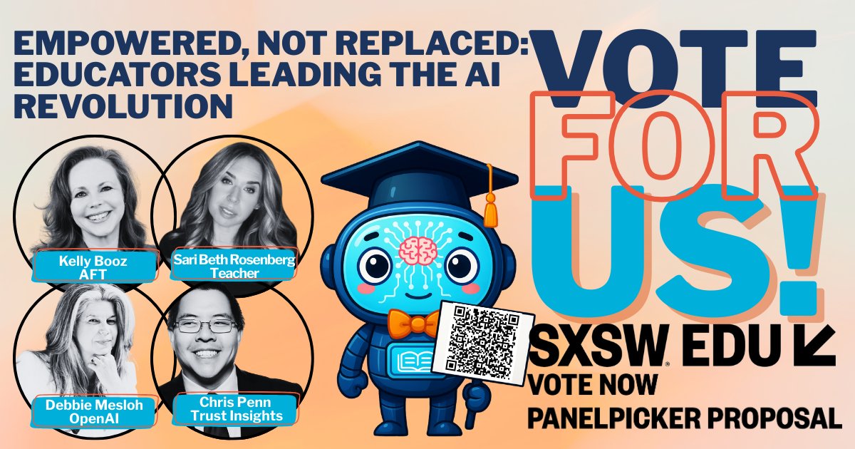 sharemylesson's tweet image. Crossing our fingers and hoping for your vote! We've submitted our speaking idea for #SXSWEDU 2026. Help us make it to the SXSW EDU stage by voting for our session in #PanelPicker at bit.ly/4frKybp Deadline August 24!! 
@saribethrose @VinGuptaMD @AFTunion @debmesloh