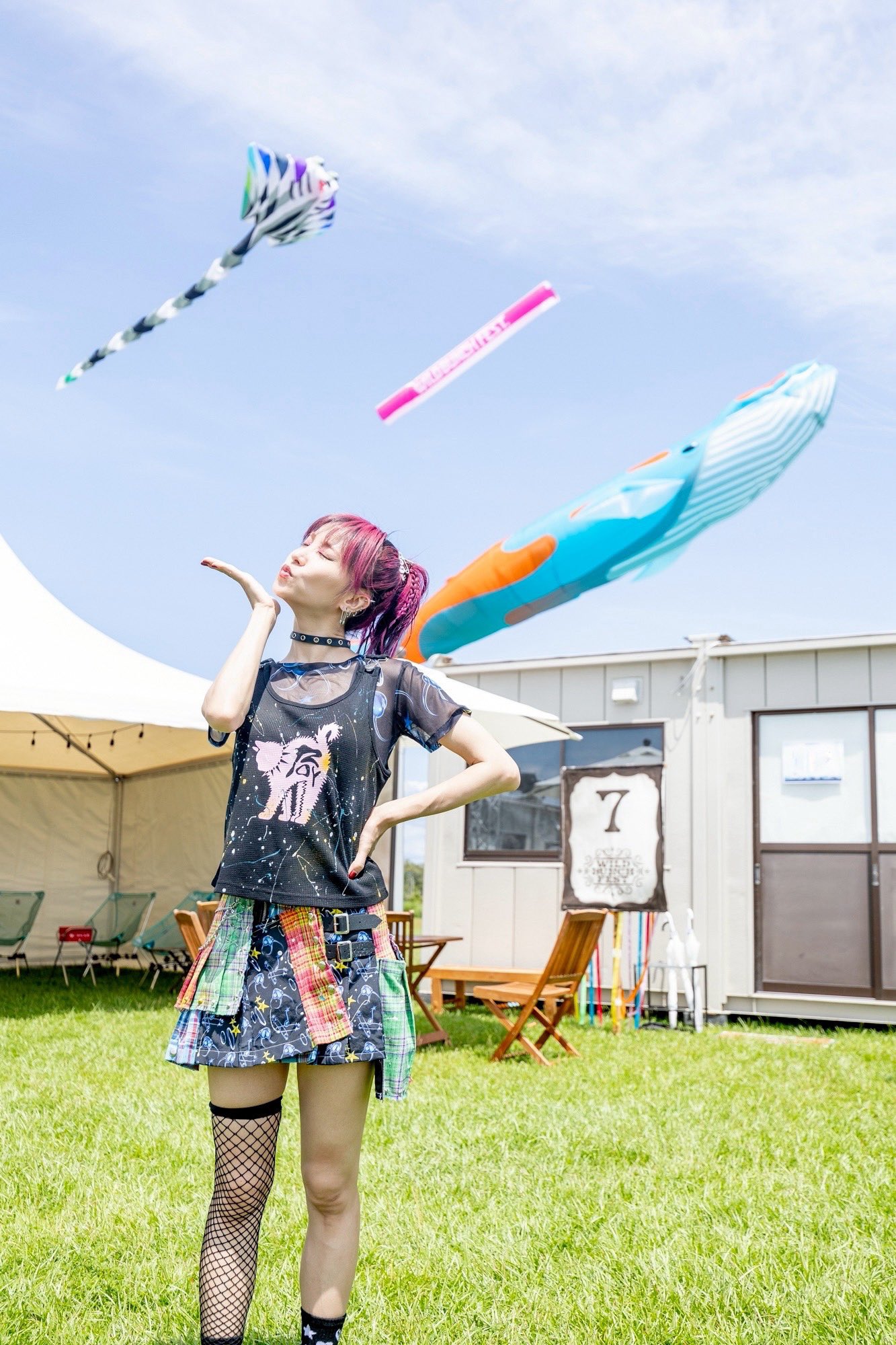 LiSA ROYreflectoverjoy スカート⭐︎素材 プリーツチェックスカート - ROY reflect overjoy