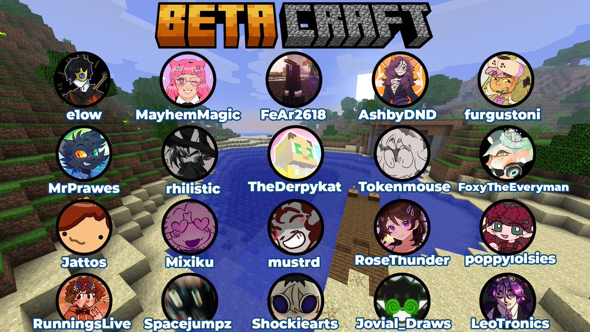 The FINAL WAVE of Beta Craft members has LANDED! 🚀🔥

The roster is complete—get ready for legendary builds, wild twists, and stories for the ages! 👀

Catch them when the Server Launches TODAY at 5:30pm EST