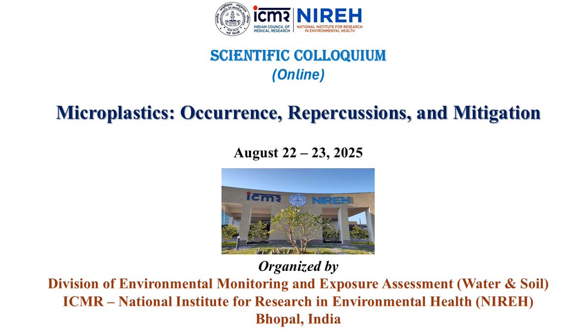 ICMR NIREH BHOPAL tweet media